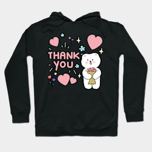 White Bear Say Thankyou Hoodie